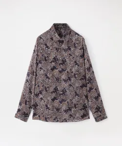 Прозрачная рубашка с узором пейсли Loveless, цвет Navy