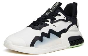 Кроссовки ANTA Skateboard Shoes Men Low-Top Ivory White Black, слоновая кость/черный