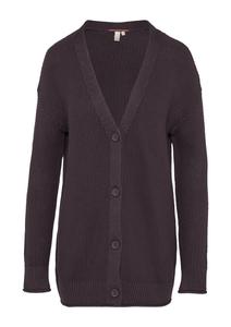 Вязаный кардиган QS, цвет Aubergine