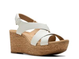 Сандалии Clarks Rose Wedge Sandal, белый