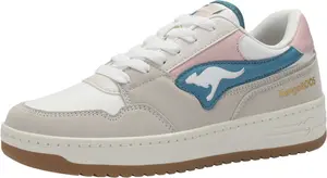 Кроссовки KangaROOS "K-Top Jane", цвет Cream-Petrol