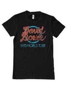 Футболка 1978 World Tour T-Shirt David Bowie, черный