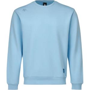 Свитшот унисекс черный DESCENTE, синий