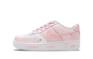 Женские кроссовки Air Force 1 Abrasion Resistant Low top Skateboard Nike, розовый