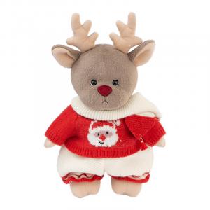 Плюшевая игрушка лена капибара кукла подвеска подвесная кукла высота 30см/20см/15см TeddyTales, lina elk sweater set (approx. 30cm height)