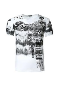 Футболка в повседневном стиле в стиле батик RUSTY NEAL