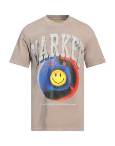 Футболка X Smiley Market, серо-коричневый