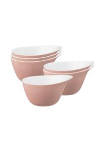 Набор из 6 мисок для мюсли Life Seltmann Weiden 600 мл розовый