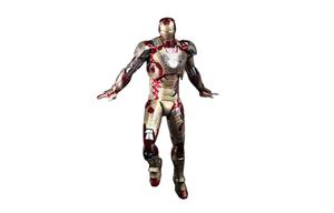 Железный человек Die Casting Collection Mms 197 D02 Mk42 фигурки Hot Toys, Iron Man MK42
