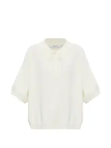 Поло на пуговицах Gztalla Gestuz, бежевый