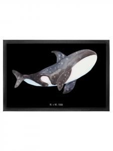 Коврик для ног Mr. & Mrs. Panda, черный