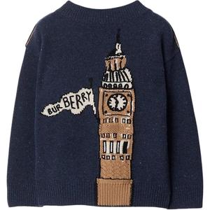 Детский свитер Burberry, синий