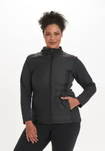 Тренировочная куртка Q by Endurance "Sprinna" со светоотражающими деталями, черный