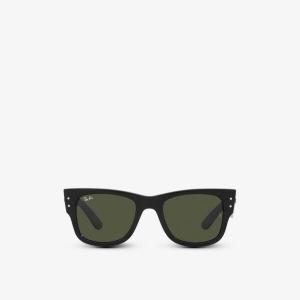 RB0840S солнцезащитные очки Mega Wayfarer из ацетата Ray-Ban, черный
