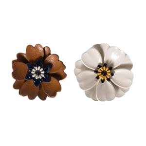 MIU MIU Эмалевые серьги Women's White/Brown