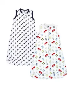 Спальный мешок без рукавов из хлопка-интерлока для маленьких девочек Hudson Baby, wildflower