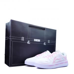 Легкие, дышащие, низкие скейтбордные кроссовки Li Ning Floating Boat Balance, унисекс., белый