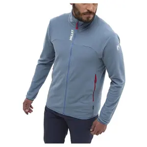 Флис Millet Ubic Lightgrid full zip, синий