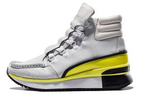 Кроссовки для скейтбординга унисекс средней высоты серебристо-желтый/белый/черный Onitsuka Tiger