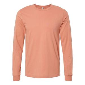 Футболка унисекс из джерси с длинными рукавами BELLA + CANVAS Bella+Canvas, цвет Terracotta