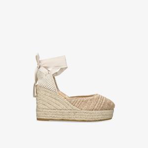 Эспадрильи Manebi из рафии и джута, бежевый