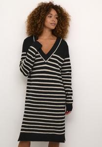 Платье Kaffe Jumper dress, Black Feather Melange Stripe/Black