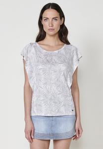 Футболка с принтом Koroshi, серый