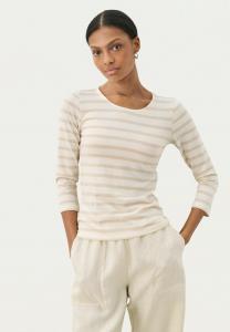 Топ Part Two EMEL, French Oak And White Stripe/Beige