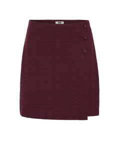 Юбка WE Fashion, баклажановый