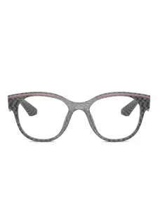 Очки с контрастной отделкой Alain Mikli, серый