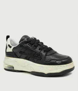 Кожаные кроссовки DRAKED Premiata, черный