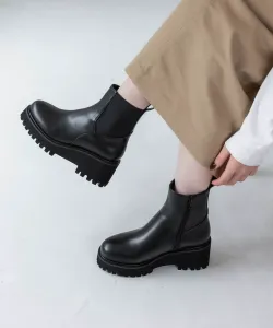 Короткие ботинки с подошвой толщиной 6,5 см и боковыми вставками Evol, цвет Blbl