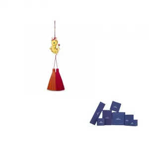 Swarovski Фальш-кристальный кулон унисекс жёлтый, Yellow