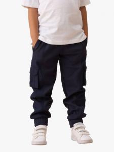 Детские джоггеры из смесовой ткани Angel & Rocket, Navy