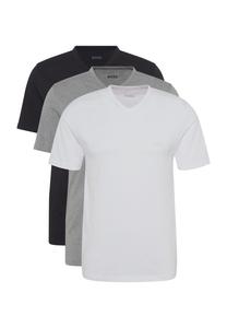 Набор из 3 хлопковых мужских маек с v-образным вырезом BOSS, цвет Assorted Pre-