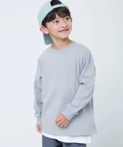 Футболка с длинными рукавами и ребристыми манжетами, размер 26SS Devirock, цвет Stone Blue