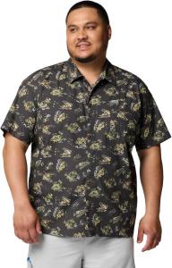 Columbia Мужская футболка Super Tamiami с длинным рукавом, Shark Freshfish