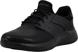 Мужские кроссовки Skechers Delson 3.0 Ezra с эластичной шнуровкой, черный