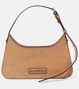 Сумка через плечо Platt Micro из кожи Acne Studios, Dark Beige