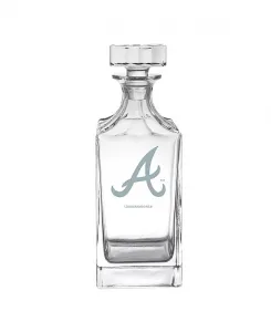 Гравированный графин Atlanta Braves Logo Brands, clear