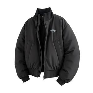 Пуховик Unisex Stand Collar Thickened Workwear HUANQIU, черный