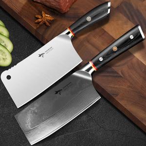 Mad Shark Набор кухонных ножей из дамасской стали, поварской нож, нож для нарезки мяса, набор кухонных ножей