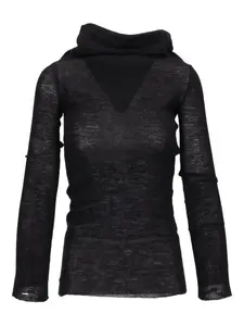 Топ Tizziana с приспущенными плечами Ann Demeulemeester, черный