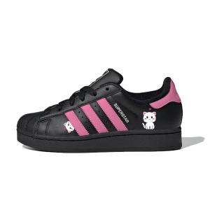 Adidas Originals Superstar 2 Pink Kitten Abrasion Resistant Low top Детская обувь для скейтбординга Pink Unisex