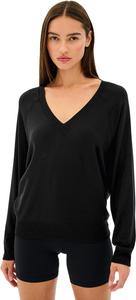 Толстовка Splits59 Bennie Fleece V-neck Sweatshirt, черный