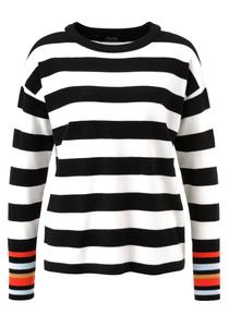 Aniston SELECTED Свитер в черном и белом цветах