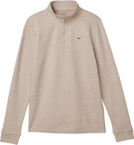 Толстовка Vineyard Vines Kids Saltwater Quarter Zip, цвет Officer Khaki