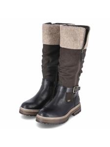 Rieker Черные ботильоны