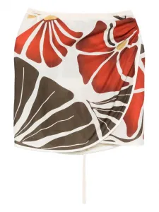 Юбка с цветочным принтом Julietta Sir., нейтральный