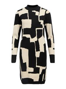 Вязаное платье OBJECT RAY, черный